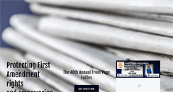 Desktop Screenshot of frontpagefoundation.org